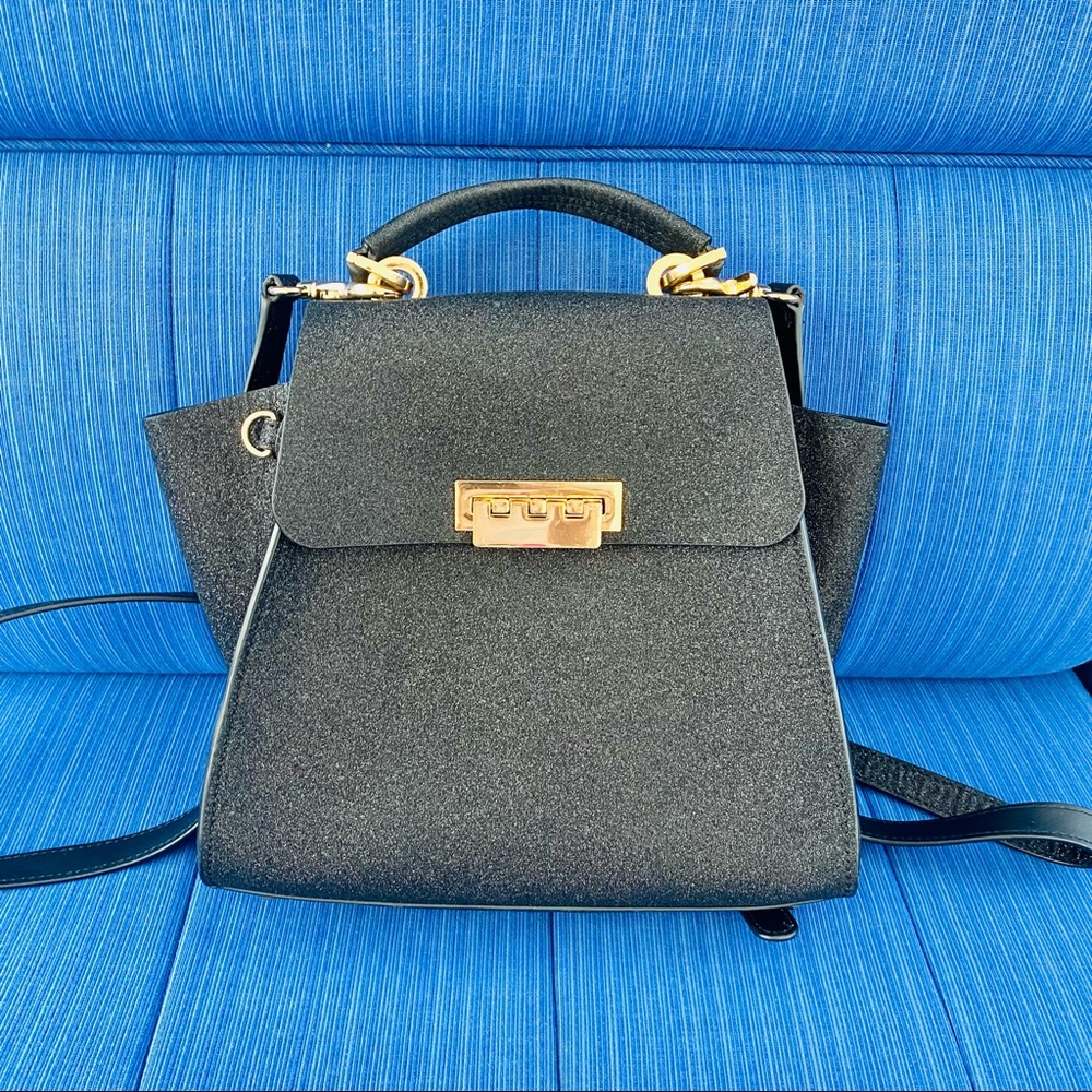ZAC Zac Posen Glitter Eartha Convertable Backpack - Picture 8 of 16